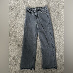 Old Navy Dark Gray Women's Wide Leg Jeans